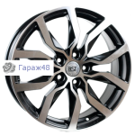RST R138 (Honda) R18 / 7J PCD 5x114.3 ET 50 ЦО 64.1 Литые Черный с полированной лицевой повехностью