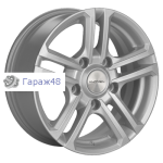 Khomen Wheels KHW1602 Niva 4x4 Bronto R16 / 6.5J PCD 5x139.7 ET 35 ЦО 98.5 Литые F-Silver