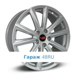 LegeArtis LX53 R18 / 8J PCD 5x114.3 ET 45 ЦО 60.1 Литые Серебристый