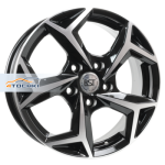 RST R066 Ford R16 / 6.5J PCD 5x108 ET 50 ЦО 63.4 Литые Черный с полированной лицевой повехностью