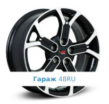 LegeArtis Ki536 R18 / 7.5J PCD 5x114.3 ET 49.5 ЦО 67.1 Литые Черный с полированной лицевой поверхностью