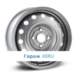 Alcar Stahlrad (KFZ) 4004 R15 / 5.5J PCD 4x100 ET 42 ЦО 60.1 Литые Серебристый