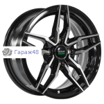 Megami MGM30 R14 / 6J PCD 4x100 ET 35 ЦО 67.1 Литые Черный с полированной лицевой поверхностью