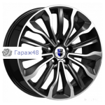 K&amp;K Атакама (КС756) R17 / 6.5J PCD 5x114.3 ET 45 ЦО 67.1 Литые Черный с полированной лицевой поверхностью