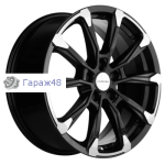 Khomen Wheels KHW1808 Outlander R18 / 7.5J PCD 5x114.3 ET 38 ЦО 67.1 Литые Black-FP