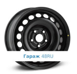 Trebl 8000 R15 / 6J PCD 5x100 ET 43 ЦО 57.1 Штампованные Черный