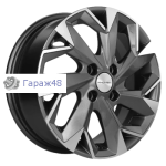 Khomen Wheels KHW1402 Accent/Getz/i20 R14 / 5.5J PCD 4x100 ET 38 ЦО 67.1 Литые Gray-FP