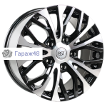 RST R088 (LC200) R18 / 8J PCD 5x150 ET 56 ЦО 110.1 Литые Черный с полированной лицевой повехностью