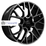 Khomen Wheels KHW1818 Changan/Geely/Lexus/Suzuki/Toyota R18 / 7J PCD 5x114.3 ET 35 ЦО 60.1 Литые Black-FP