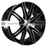 RST R168 Volvo R18 / 8J PCD 5x108 ET 50 ЦО 63.4 Литые Черный с полированной лицевой повехностью