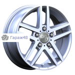 Replay VV206 R16 / 6.5J PCD 5x120 ET 51 ЦО 65.1 Литые Серебристый