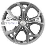 Khomen Wheels KHW1702 Octavia R17 / 7J PCD 5x112 ET 49 ЦО 57.1 Литые Gray-FP