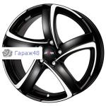 Alutec Shark R17 / 7.5J PCD 5x100 ET 35 ЦО 63.3 Литые Черный с полированной лицевой поверхностью