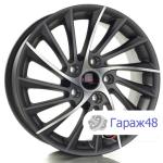 Yamato Hoshi R17 / 7J PCD 5x114.3 ET 39 ЦО 60.1 Литые Графит матовый с полированной лицевой поверхностью