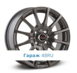 Yamato Kuoka R15 / 6J PCD 4x100 ET 48 ЦО 54.1 Литые Графит