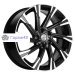 Khomen Wheels KHW1901 Volvo XC R19 / 7.5J PCD 5x108 ET 50.5 ЦО 63.4 Литые Black-FP