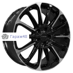 Khomen Wheels KHW1910 Exeed VX/TXL/LX R19 / 7.5J PCD 5x108 ET 36 ЦО 65.1 Литые Black-FP