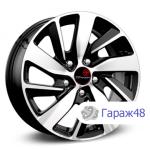 Remain ASX R166 R16 / 6.5J PCD 5x114.3 ET 46 ЦО 67.1 Литые Черный с полированной лицевой поверхностью