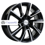 Khomen Wheels KHW1507 Rapid/Fabia R15 / 6J PCD 5x100 ET 38 ЦО 57.1 Литые Black-FP