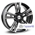 RST R228 R18 / 8J PCD 5x120 ET 50 ЦО 65.1 Литые Черный с полированной лицевой поверхностью
