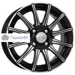 K&amp;K Сиестаоригинал КС474 R15 / 6J PCD 5x105 ET 39 ЦО 56.6 Литые Черный с полированной лицевой поверхностью
