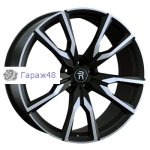 Replay B306 R22 / 10.5J PCD 5x112 ET 43 ЦО 66.6 Литые Черный матовый с полированной лицевой поверхностью