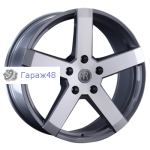 Replay LX137 R22 / 9.5J PCD 5x150 ET 45 ЦО 110.1 Литые Графит с полированной лицевой поверхностью