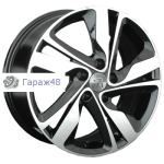 Replay HND157 R17 / 7J PCD 5x114.3 ET 53 ЦО 67.1 Литые Черный с полированной лицевой поверхностью