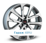 LegeArtis TY571 R18 / 7J PCD 5x114.3 ET 35 ЦО 60.1 Литые Графит с полированной лицевой поверхностью
