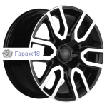 Khomen Wheels KHW1723 Tank 300 R17 / 8J PCD 6x139.7 ET 36 ЦО 100.1 Литые Black-FP