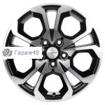Khomen Wheels KHW1711 Arkana/Kaptur R17 / 6.5J PCD 5x114.3 ET 50 ЦО 66.1 Литые Black-FP