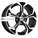 iFree Эрнесто КС484 R15 / 6.5J PCD 5x100 ET 38 ЦО 67.1 Литые Черный с полированной лицевой поверхностью