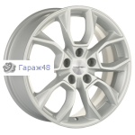 Khomen Wheels KHW1713 CX5/i40/XTrail R17 / 7J PCD 5x114.3 ET 45 ЦО 67.1 Литые F-Silver