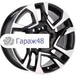 Replica IVF957 R17 / 7.5J PCD 6x139.7 ET 25 ЦО 106.2 Литые Черный матовый