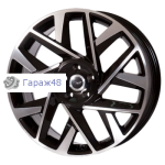 Lizardo BK970 R18 / 7.5J PCD 5x108 ET 45 ЦО 67.1 Литые Черный с алмазной обработкой лицевой части