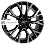 Yamato Masanori R21 / 9.5J PCD 5x112 ET 31 ЦО 66.6 Литые Черный с полированной лицевой поверхностью