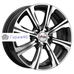 iFree Апероль КС862 R15 / 6J PCD 4x100 ET 46 ЦО 54.1 Литые Черный с полированной лицевой поверхностью