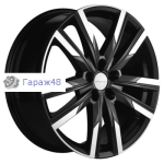 Khomen Wheels KHW1905 Chery Tiggo 8 R19 / 7.5J PCD 5x108 ET 47 ЦО 60.1 Литые Black-FP