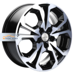 Khomen Wheels KHW1711 Coolray R17 / 6.5J PCD 5x114.3 ET 45 ЦО 54.1 Литые Black-FP