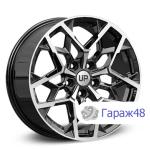 LS Up110 R17 / 7.5J PCD 5x108 ET 47 ЦО 60.1 Литые Черный с полированной лицевой поверхностью