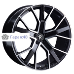 Replay MR267 R22 / 10J PCD 5x112 ET 56 ЦО 66.6 Литые Черный с полированной лицевой поверхностью