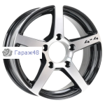 RST R136 R16 / 6J PCD 5x139.7 ET 40 ЦО 98 Литые Черный с полированной лицевой повехностью