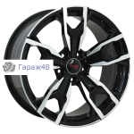 LegeArtis Concept-B534 R18 / 8J PCD 5x112 ET 30 ЦО 66.6 Литые Черный с полированной лицевой поверхностью