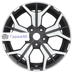 Khomen Wheels KHW1715 RAV4 R17 / 7J PCD 5x114.3 ET 39 ЦО 60.1 Литые Black-FP