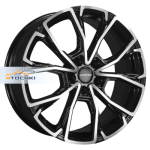 Khomen Wheels KHW1907 Nissan XTrail R19 / 7.5J PCD 5x114.3 ET 45 ЦО 66.1 Литые Black-FP