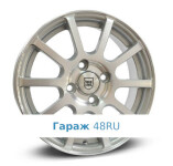 Tech Line 415 R14 / 5.5J PCD 4x100 ET 43 ЦО 67.1 Литые Серебристый