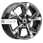 K&amp;K Кайан (КС1012) R18 / 7.5J PCD 5x114.3 ET 45 ЦО 67.1 Литые Черный с полированной лицевой поверхностью