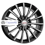 K&amp;K Акценторигинал КС641 R14 / 5.5J PCD 4x100 ET 43 ЦО 60.1 Литые Черный с полированной лицевой поверхностью