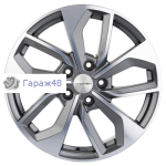 Khomen Wheels KHW1703 Changan/Geely/Lexus/Toyota R17 / 7J PCD 5x114.3 ET 45 ЦО 60.1 Литые Gray-FP