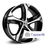 Replica Chr2 R19 / 7J PCD 5x108 ET 33 ЦО 60.1 Литые Черный с полированной лицевой поверхностью
